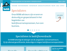 Tablet Screenshot of bobb.nl